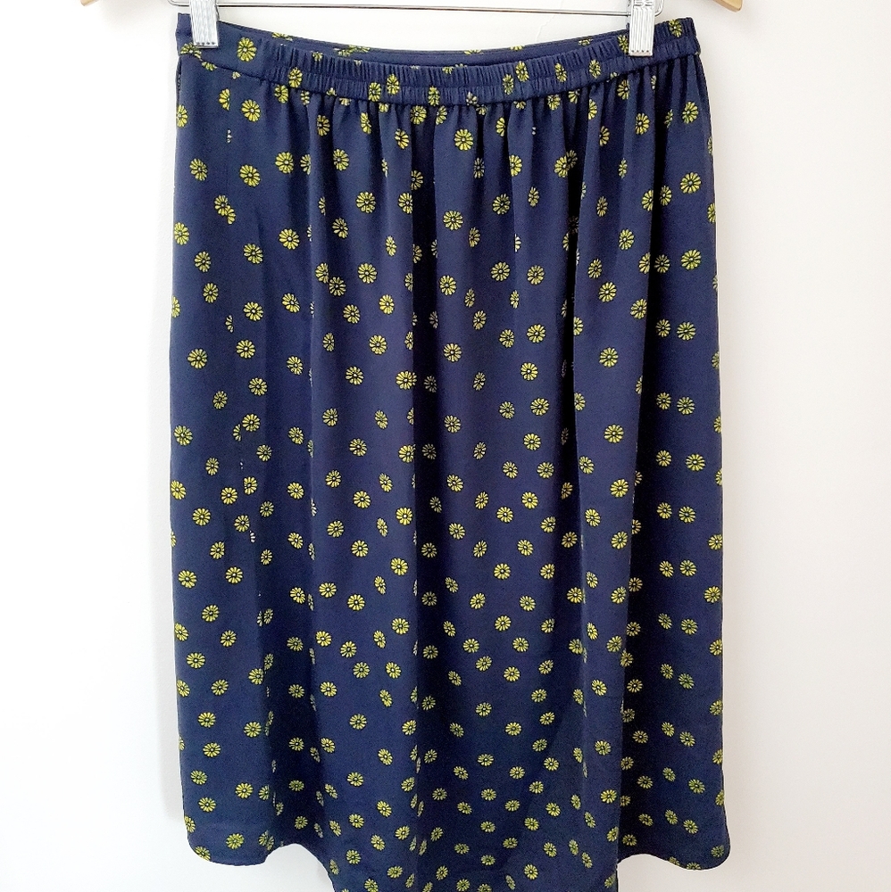 J.Crew floral high-low midi skirt size S - Picture 4 of 5